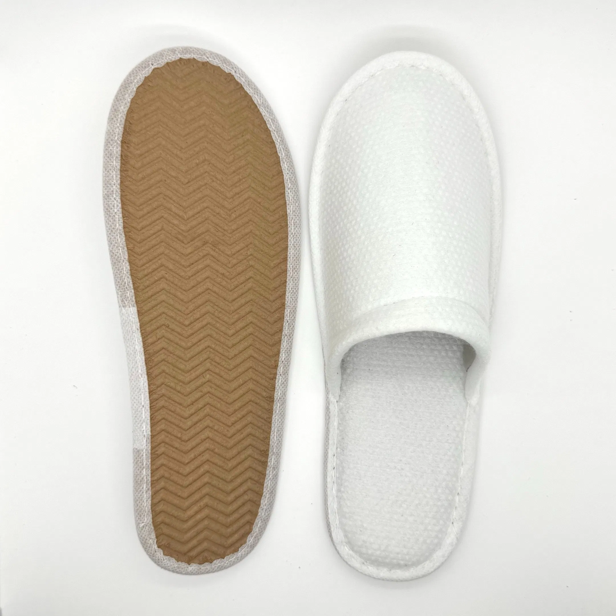Zapatillas desechables de hotel premium con diseño de logo personalizado