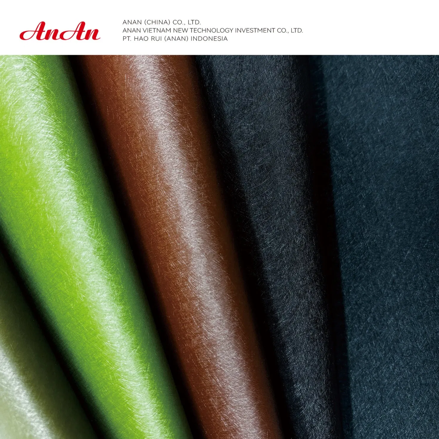 Cuero sintético artificial recubierto de PU reciclado para zapatos y material de bolsas fabricado en China