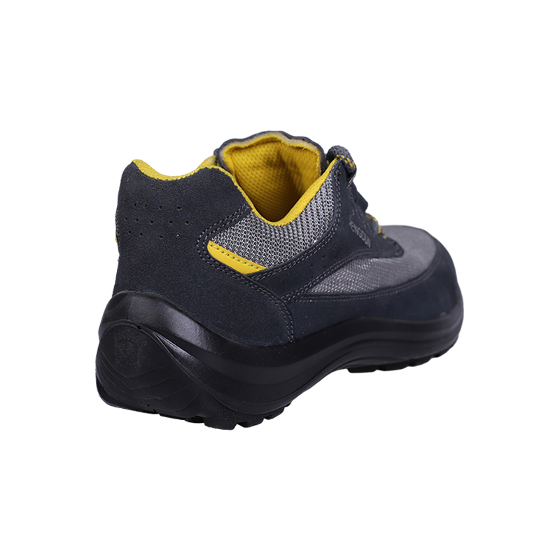Zapatos de seguridad adhesivos de poliuretano de ante grueso de alta calidad con grandes Suelas