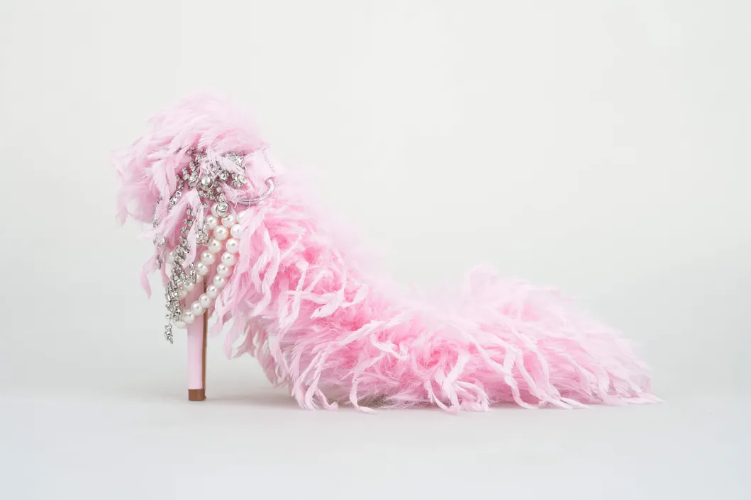 Últimas zapatillas de tacón alto de moda para fiesta, vestido de boda, calzado de novia
