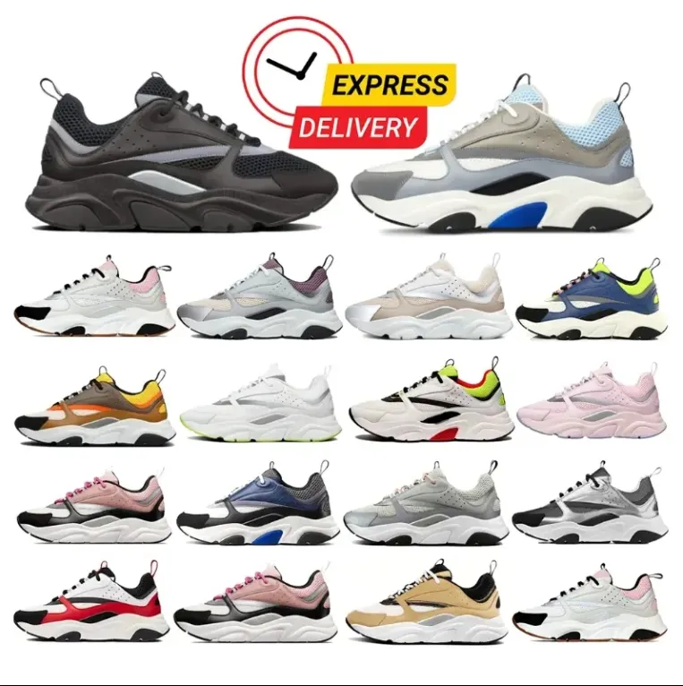 1: 1 Calidad de Hombres B30 Zapatos B22 Zapatillas Deportivas Casuales para Correr Dama