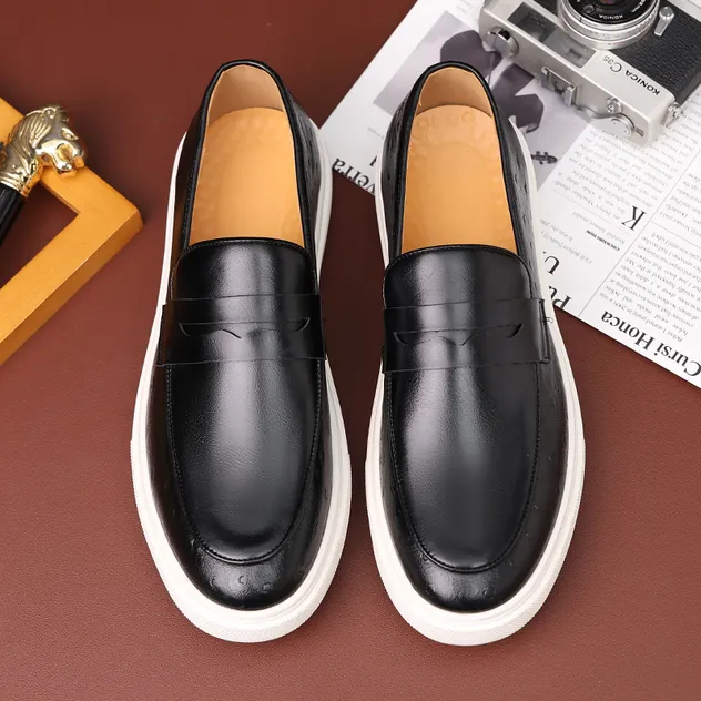 Zapatos casuales suaves de estilo británico