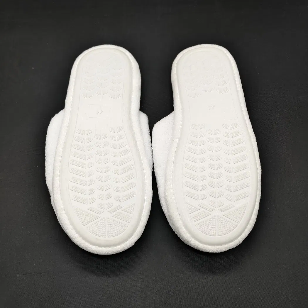 Zapatillas de hotel cómodas, ligeras, duraderas, desechables y ecológicas para la recepción de huéspedes