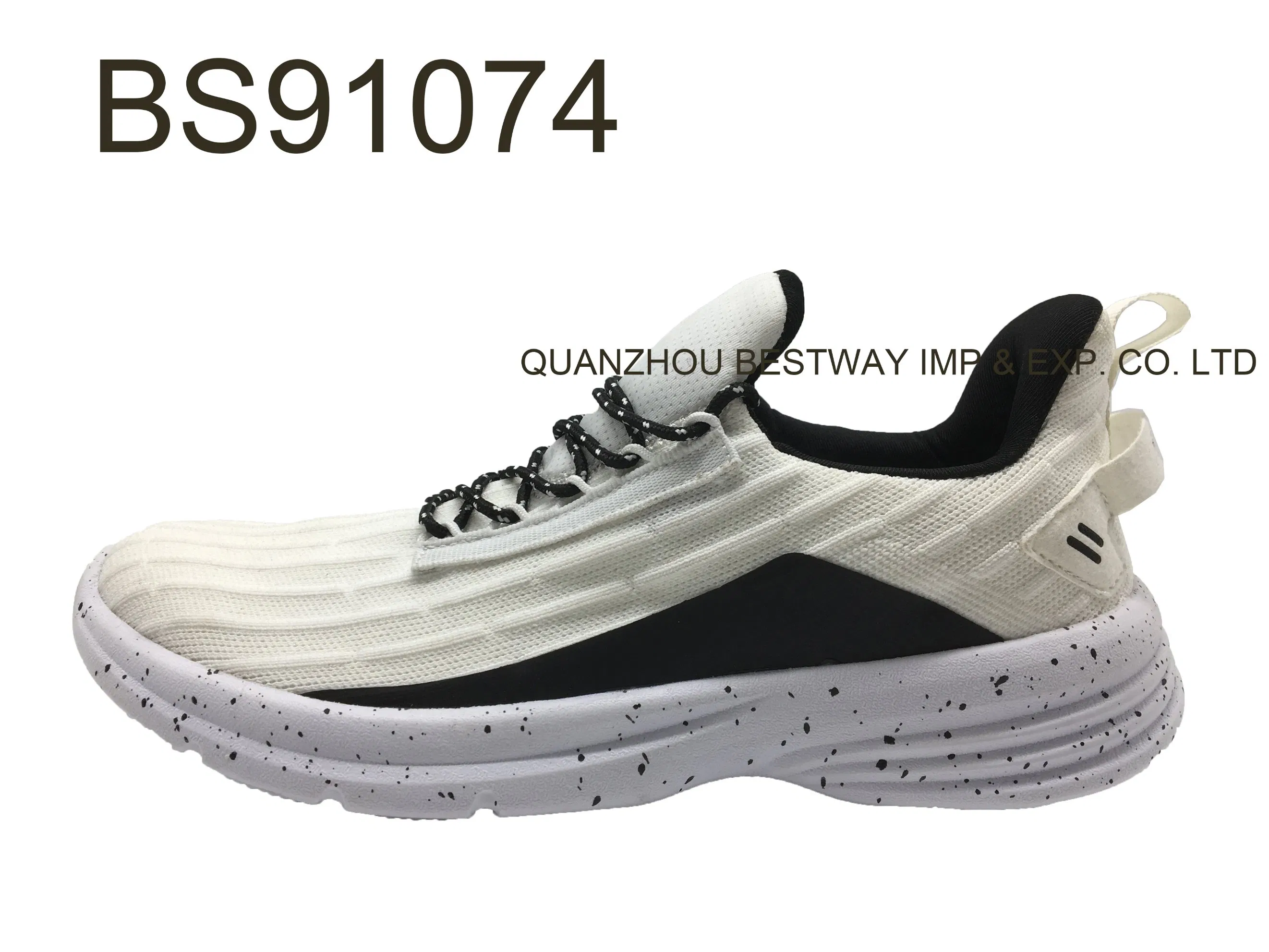 Nuevas zapatillas deportivas cómodas con parte superior de punto transpirable y suela de MD para correr