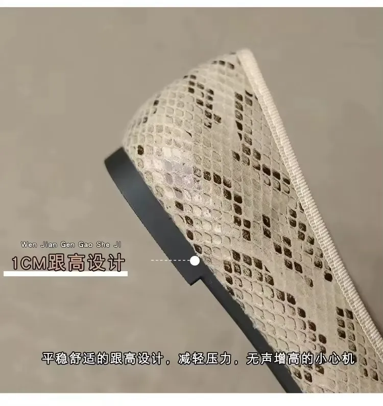 Zapatos planos de moda con lazo de lentejuelas