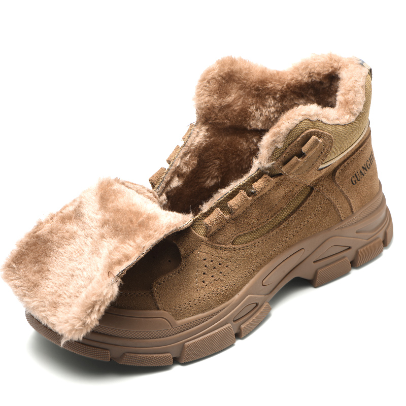 Jy668 Zapatos de seguridad para construcción, zapatos de seguridad laboral para hombres, zapatos de seguridad industrial Woodland