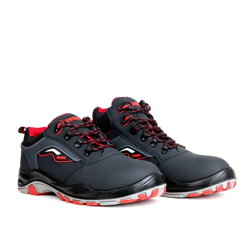 Zapatos de seguridad para hombres de construcción cómodos con protección para los dedos