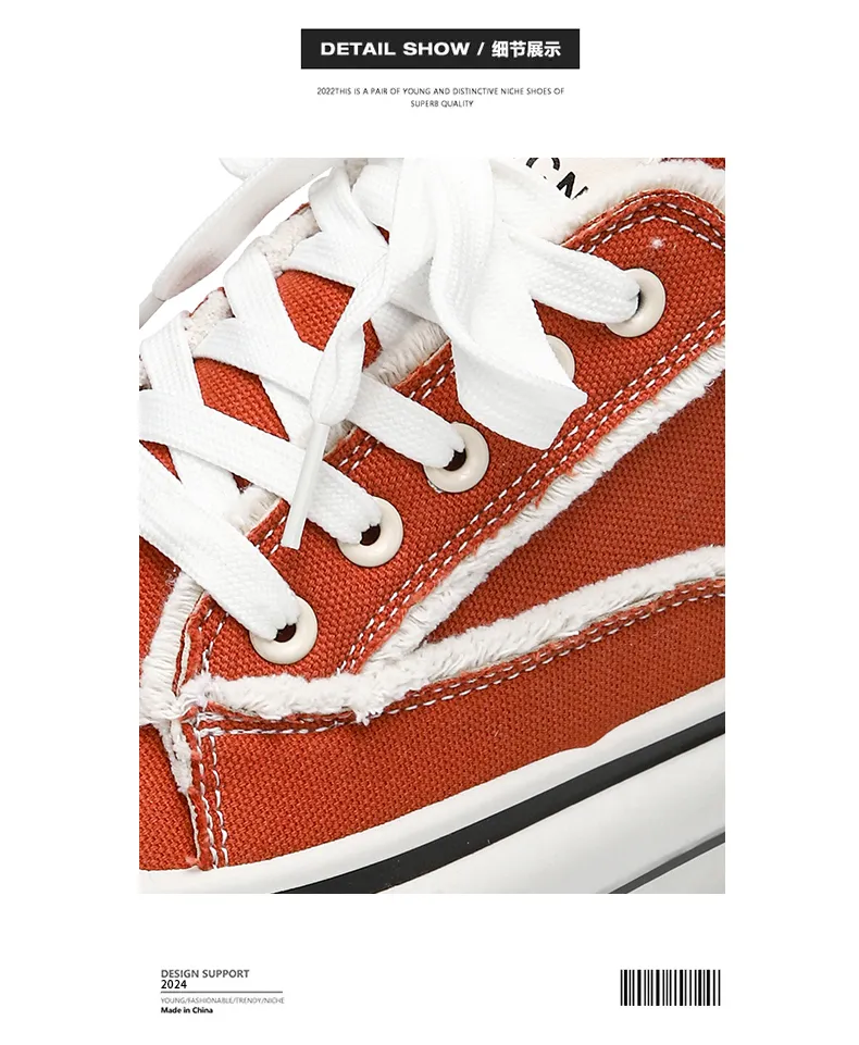 Zapatos de lona de moda, deportivos y casuales