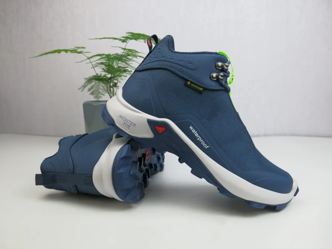Zapatos de construcción impermeables MID - Botas de senderismo al aire libre