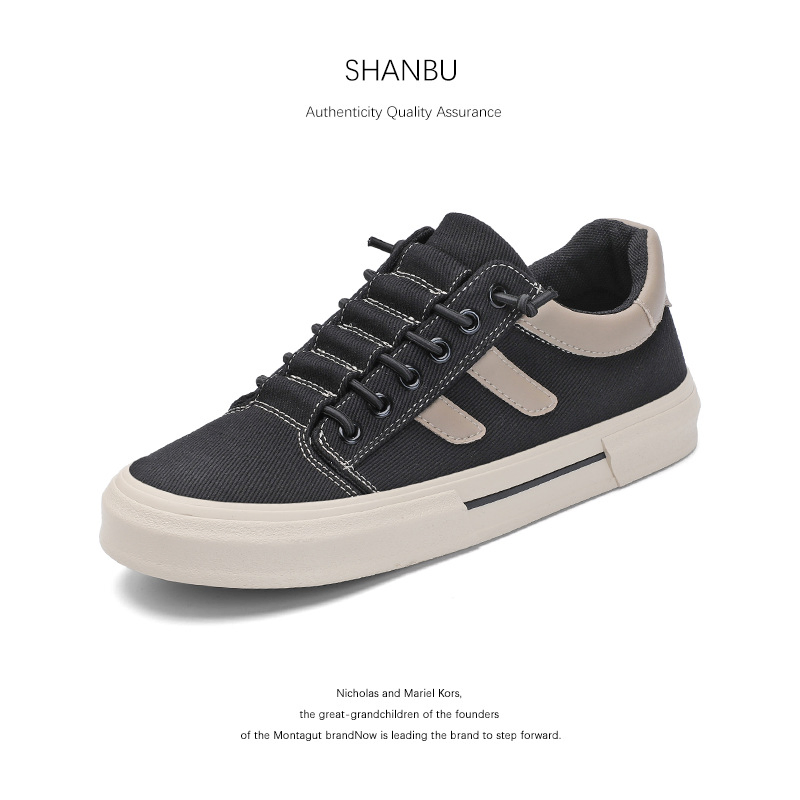 Zapatos deportivos de moda para hombres de alta calidad de fábrica en China, zapatillas de lona trendy