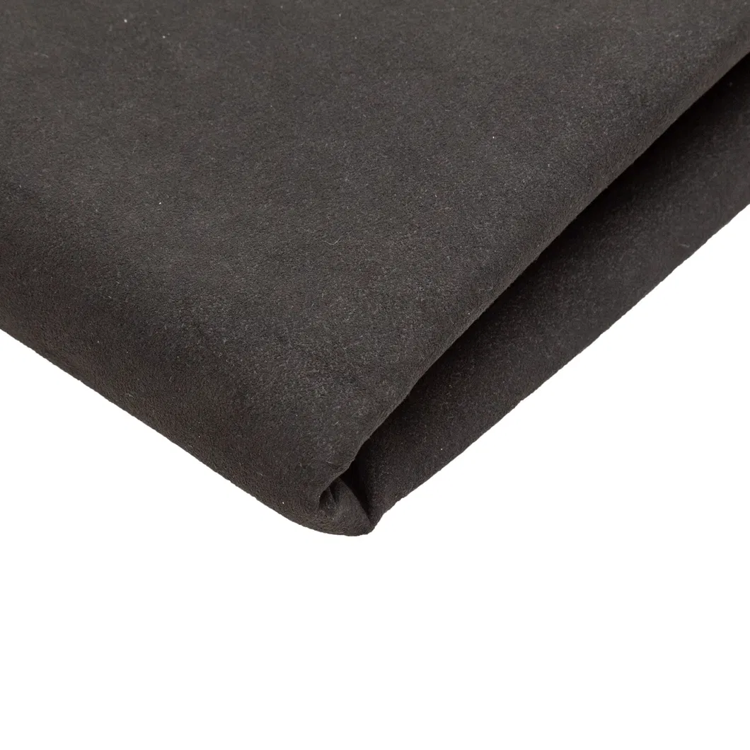 Cuero sintético de microfibra no tejido PU/PVC resistente al desgaste para interiores automotrices, techo, volante, panel de puerta, zapatos, bolsas y embalaje