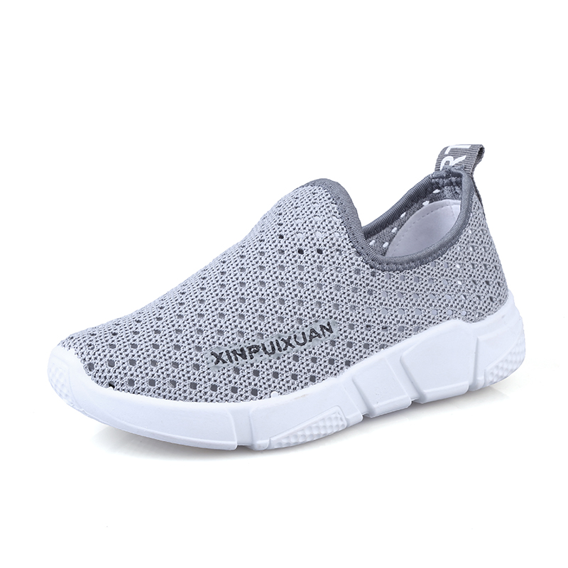 Calzado casual transpirable de malla superior, sin cordones, de primavera y verano, todo tipo, cómodo, suela de moda, zapatillas réplicas, deportivas