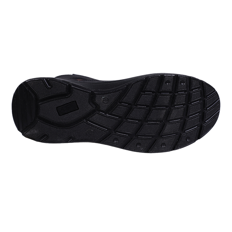 Dos capas marrón Cowhide ácido alkali aislamiento eléctrico Zapatos de seguridad
