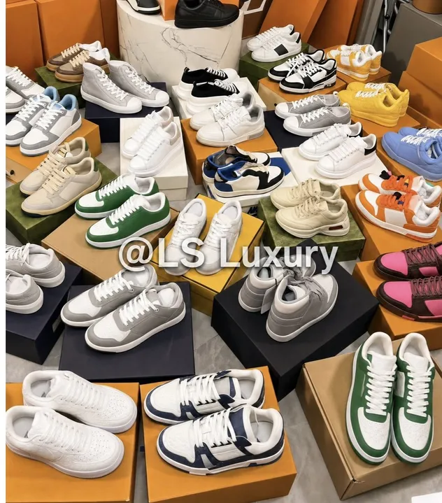 Zapatillas deportivas de diseñador de alta calidad, transpirables y cómodas para hombres y mujeres