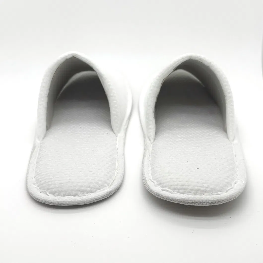 Zapatillas desechables de hotel premium con diseño de logo personalizado
