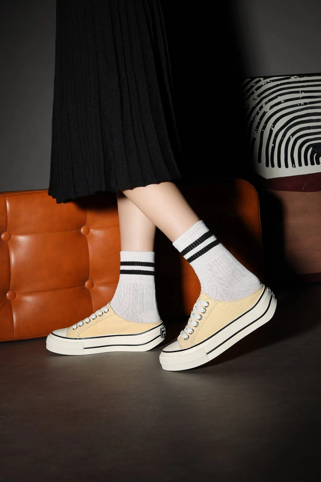 Zapatos de lona para dama, zapatillas de lona de moda