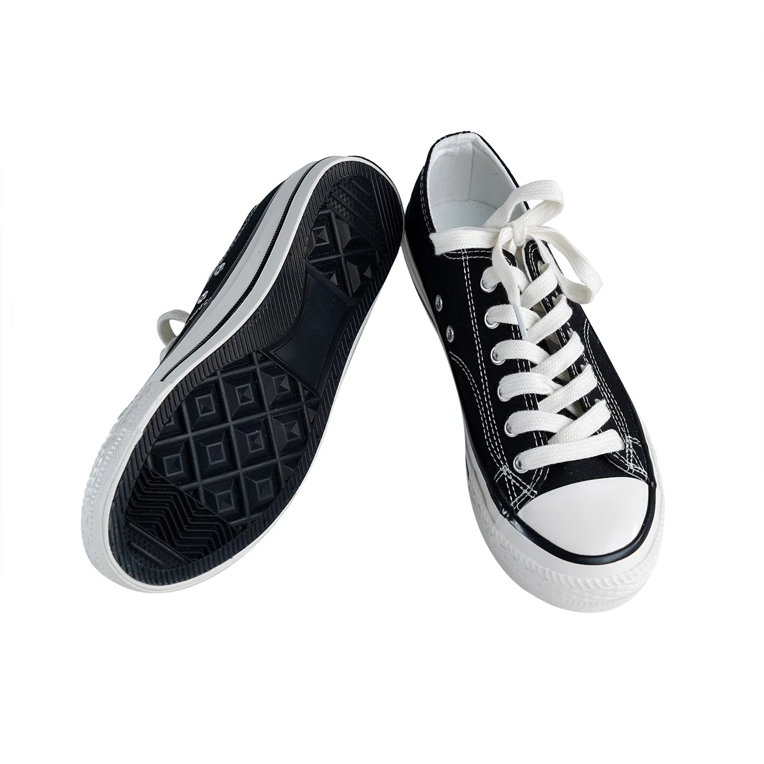 Zapatilla plana de lona unisex casual para escuela, niños y niñas, venta al por mayor