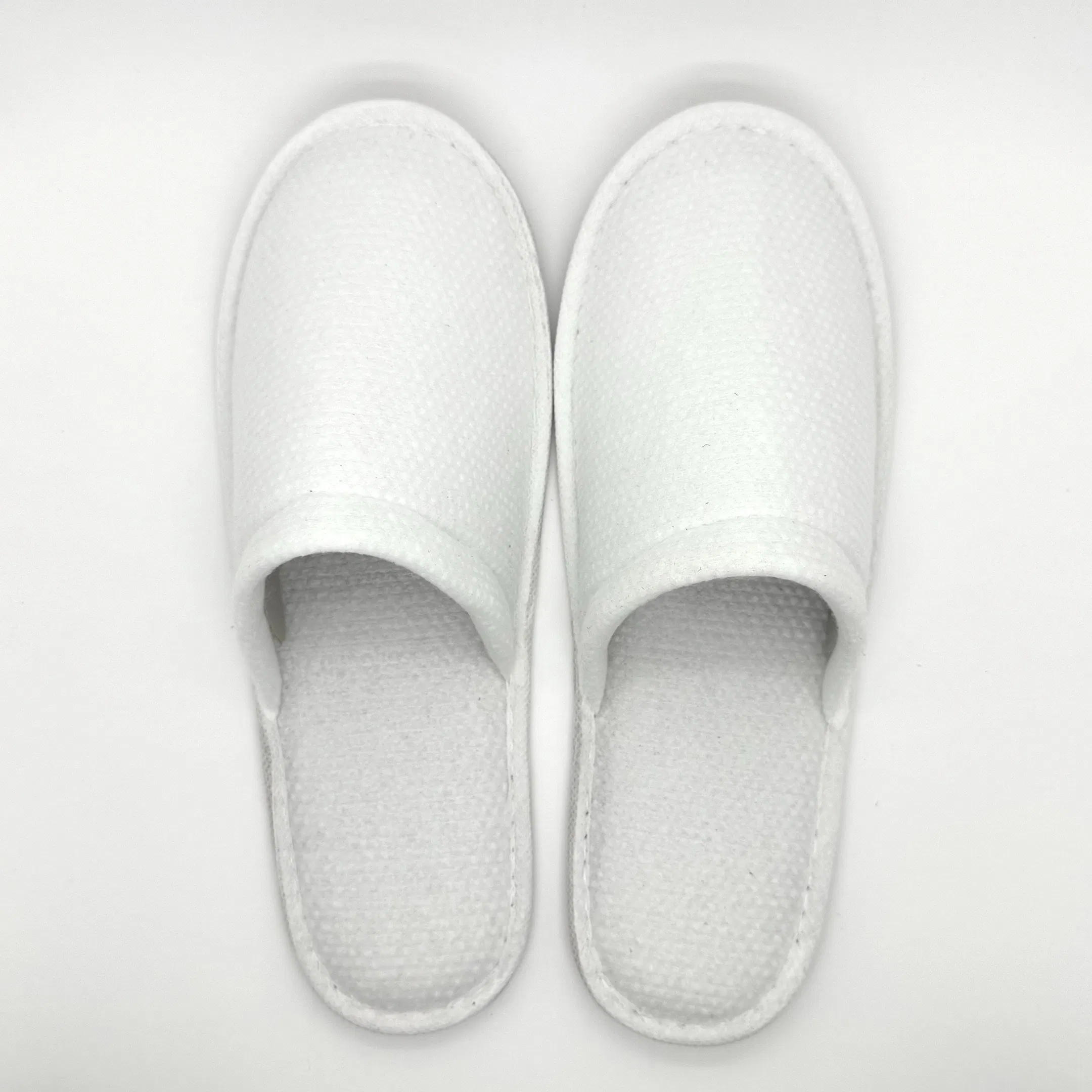 Zapatillas desechables de hotel premium con diseño de logo personalizado