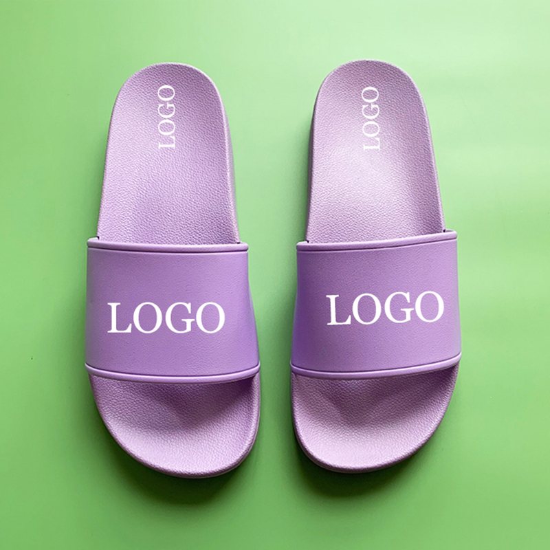 Precio de fábrica, alta calidad, venta al por mayor de pantuflas personalizadas con logo