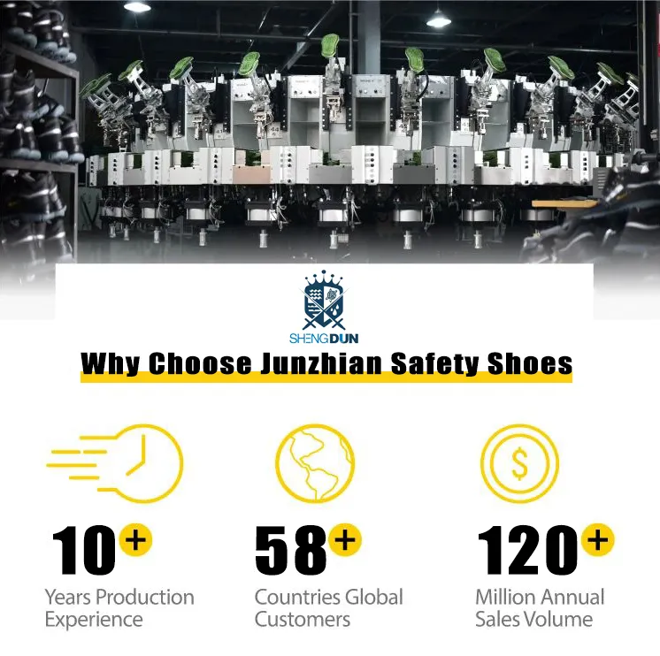 Zapatos de seguridad de ante grueso de alta calidad