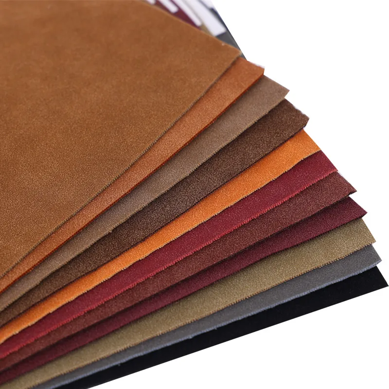 Venta Superior de Cuero Sintético de Microfibra PU Impermeable para Material de Calzado