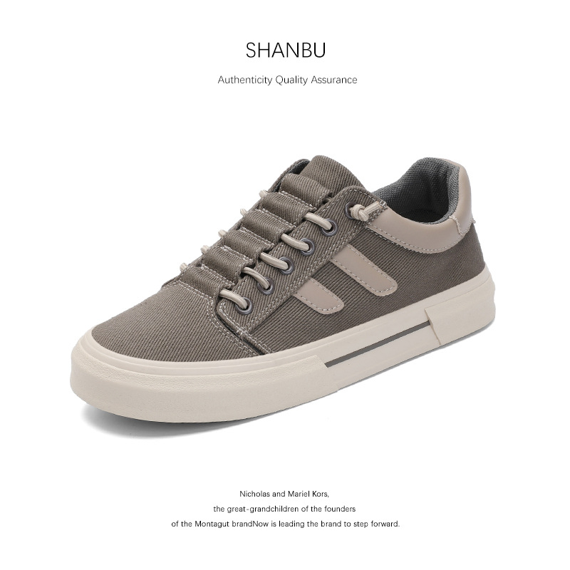 Zapatos deportivos de moda para hombres de alta calidad de fábrica en China, zapatillas de lona trendy