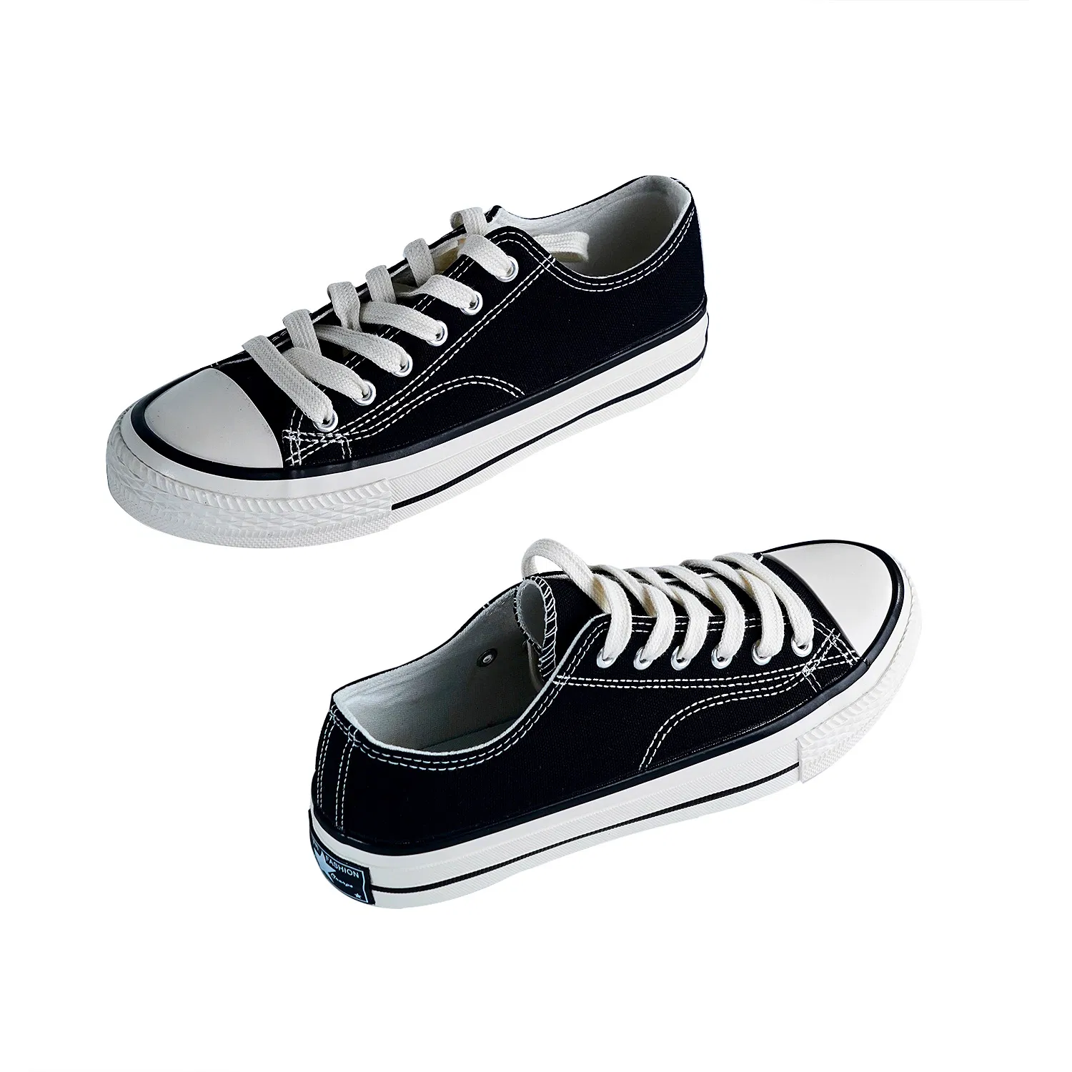 Zapatilla plana de lona unisex casual para escuela, niños y niñas, venta al por mayor