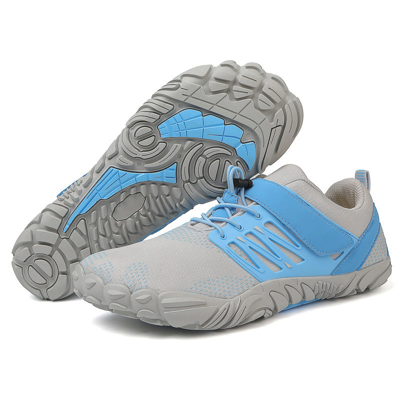 Zapatillas de montañismo unisex antideslizantes para exteriores, calzado deportivo barefoot con suela de goma