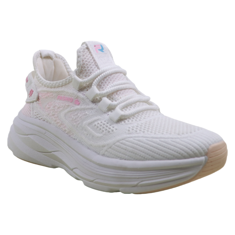 Zapato deportivo de moda cómodo y de alta calidad al por mayor, adecuado tanto para hombres como para mujeres, zapatilla de punto transpirable, zapato casual