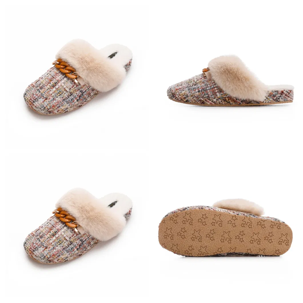 Ready Goods New Fashion Fur Women Slipper