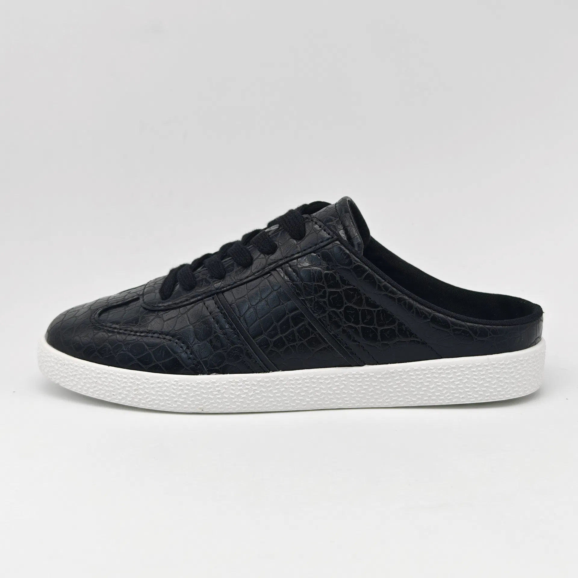 Zapatos de mujer de mayorista con cordones, estilo híbrido, parte superior duradera, calzado exterior transpirable