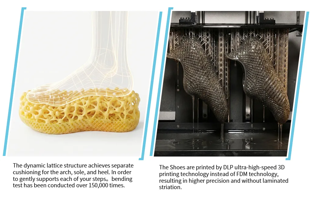 3D Material de resina impresa Plataforma Tacones Altos Damas Antideslizante Transpirable 2026 Zapatos