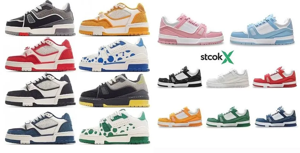 Mujeres Hombres Zapatos Deportivos Tenis Casual Antideslizante Ligero Resistente al Desgaste Diseñador Con Cordones Patinaje