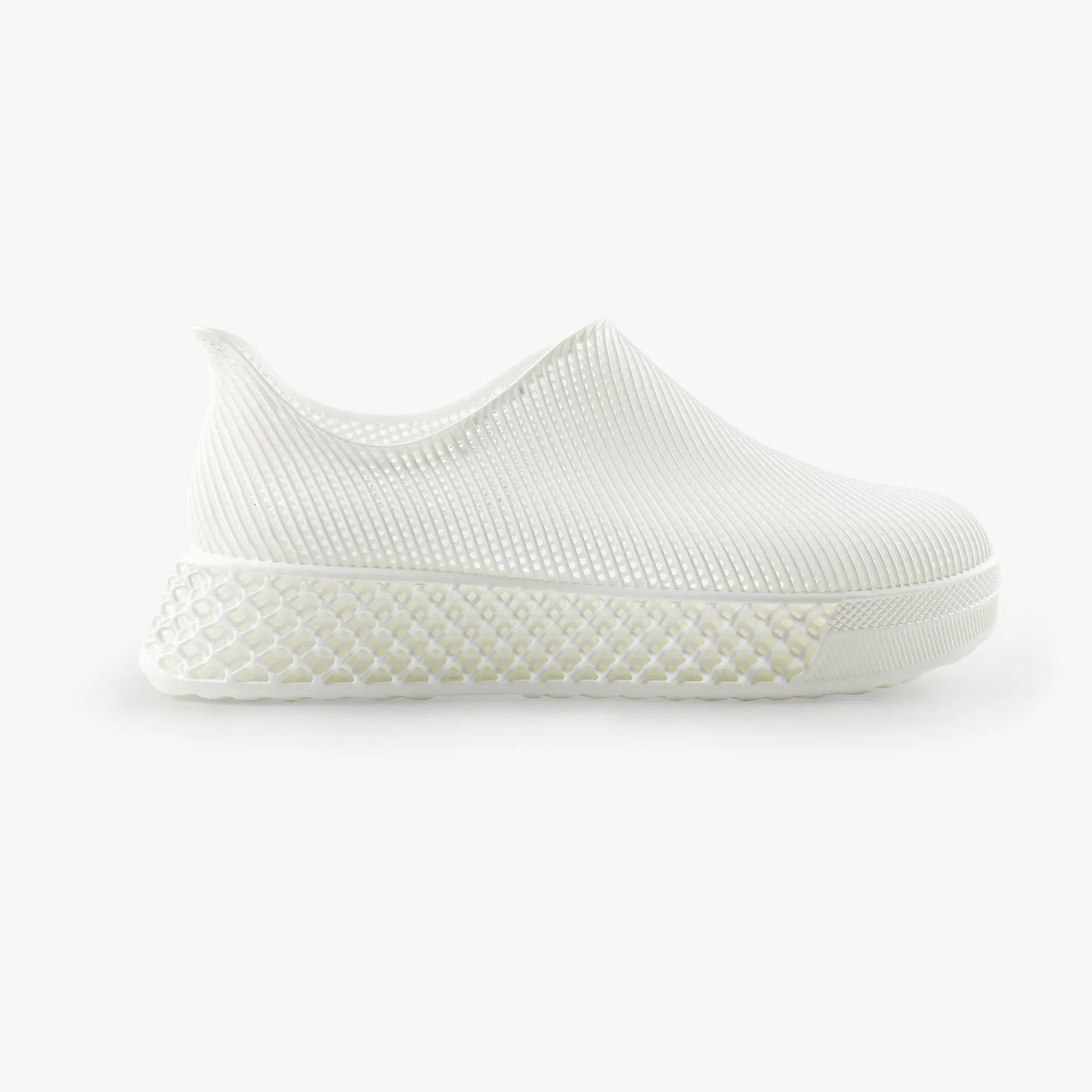 Zapato Impreso Nexbie Aeriscape 3D Zapatilla de Paseo Sin Cordones Cómoda Zapatos de Agua para el Desplazamiento Diario