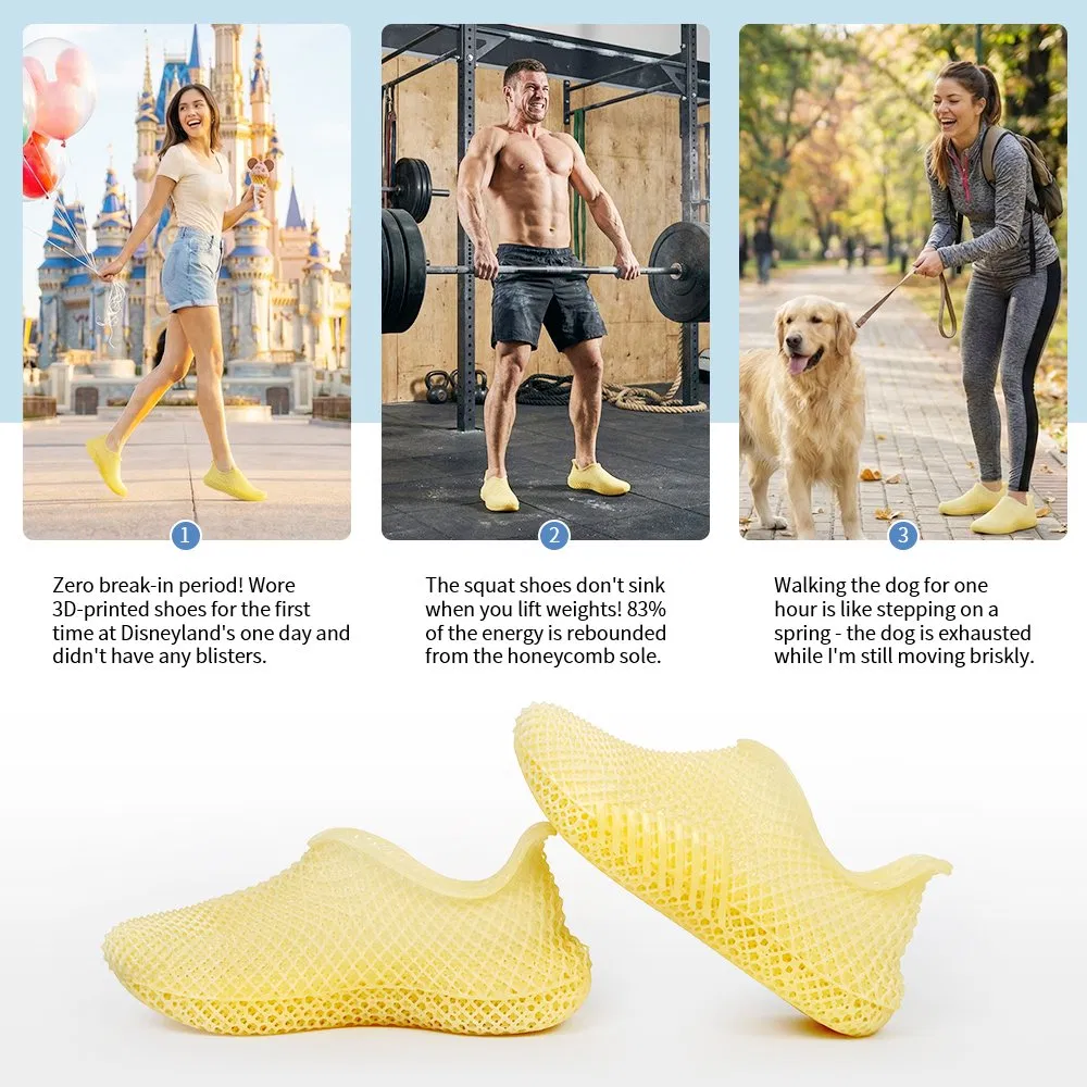 3D Material de resina impresa Plataforma Tacones Altos Damas Antideslizante Transpirable 2026 Zapatos