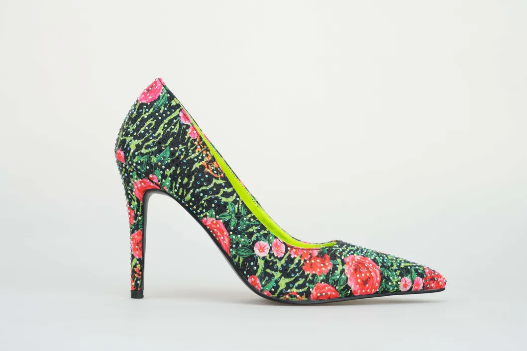 Últimas zapatillas de tacón alto de moda para fiesta, vestido de boda, calzado de novia