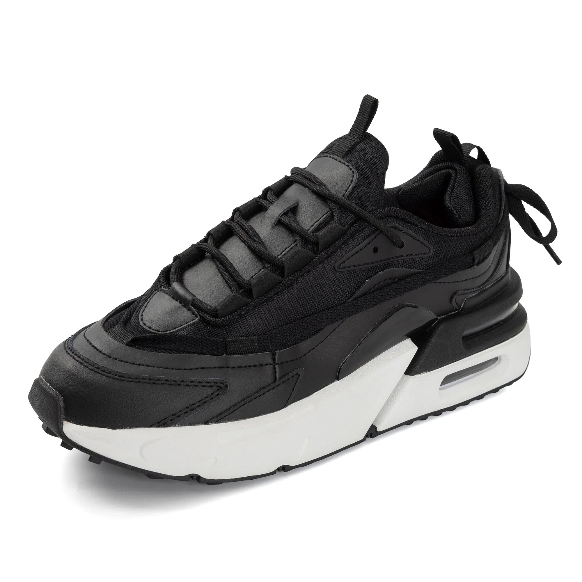 Zapatillas deportivas casuales de malla dechunky con color de cojín de aire