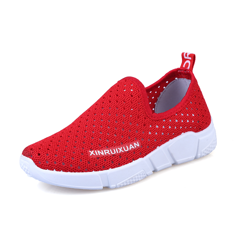 Calzado casual transpirable de malla superior, sin cordones, de primavera y verano, todo tipo, cómodo, suela de moda, zapatillas réplicas, deportivas