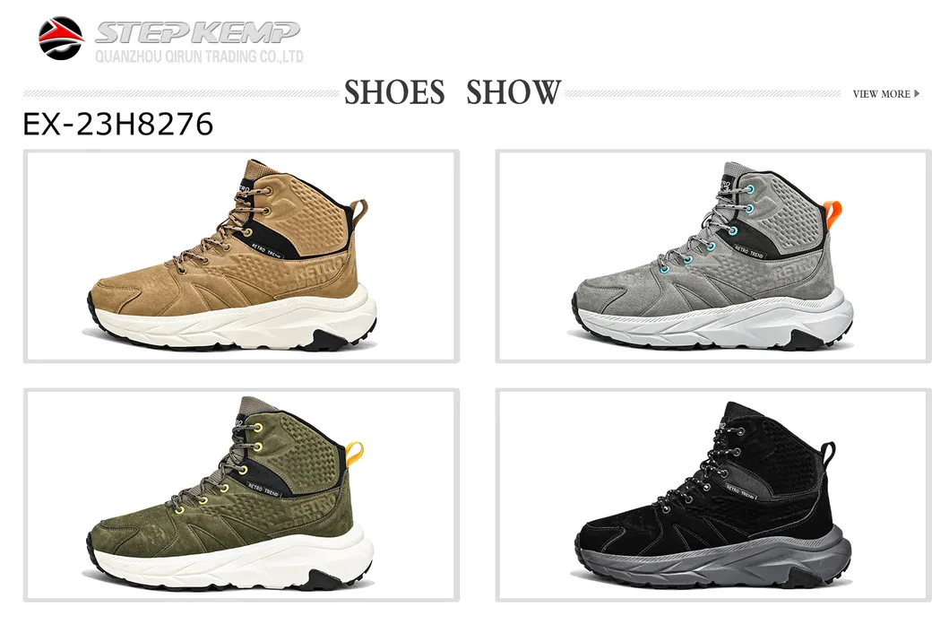 Botas de senderismo impermeables para hombres, calzado para actividades al aire libre, trekking y camping Ex-23h8276