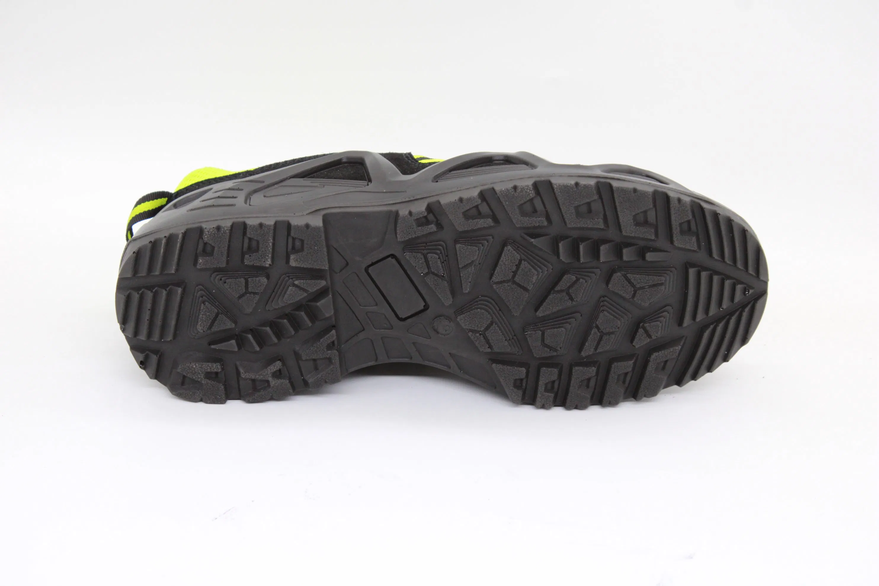 Zapatos de seguridad impermeables de cuero de gamuza con punta de acero, suela de PU / goma, PU / PU