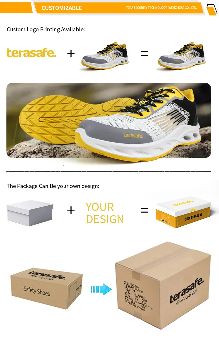 Zapatos de seguridad cómodos y flexibles