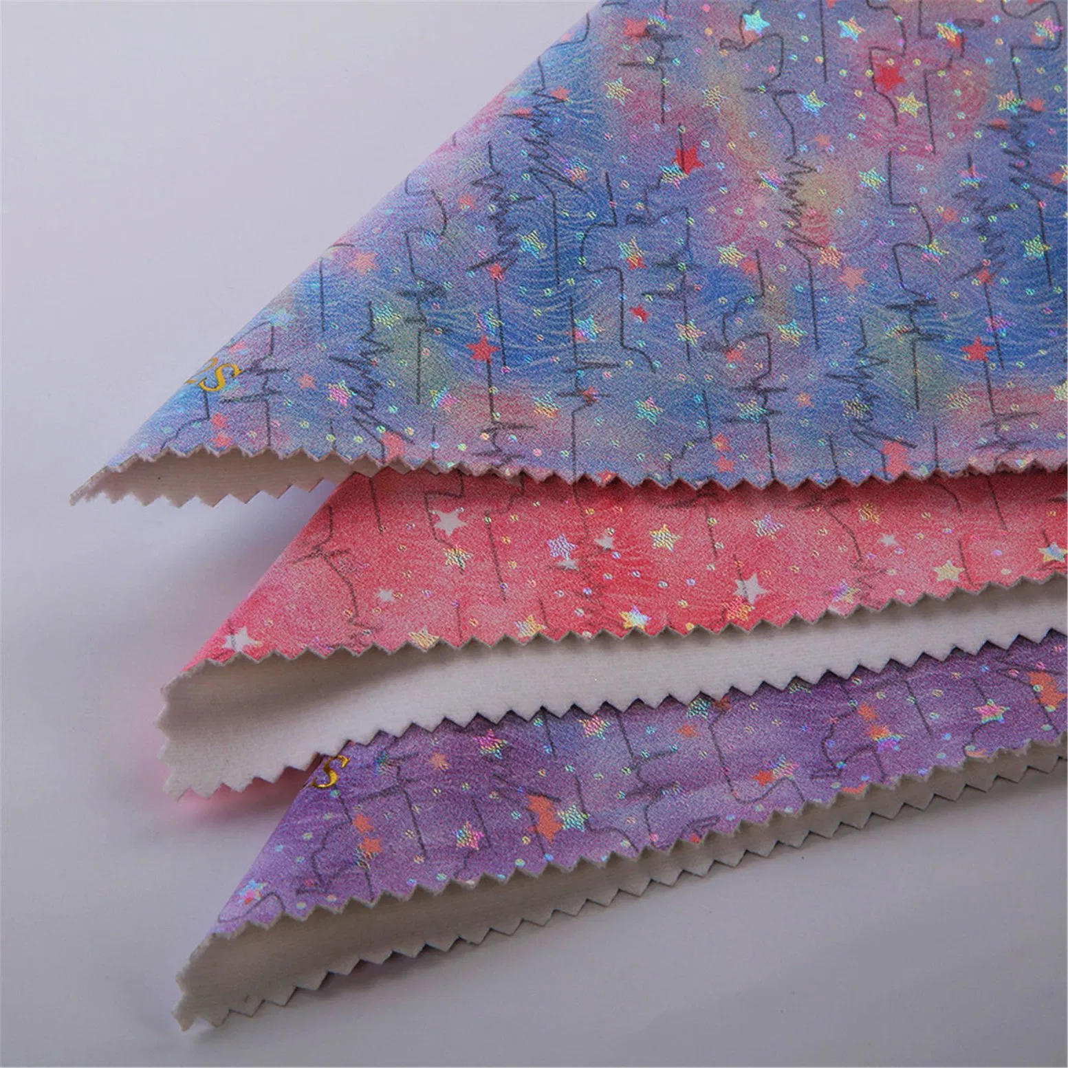 Muestra gratuita de material sintético ecológico de imitación de cuero de aluminio, fabricado en China para zapatos/bolsos