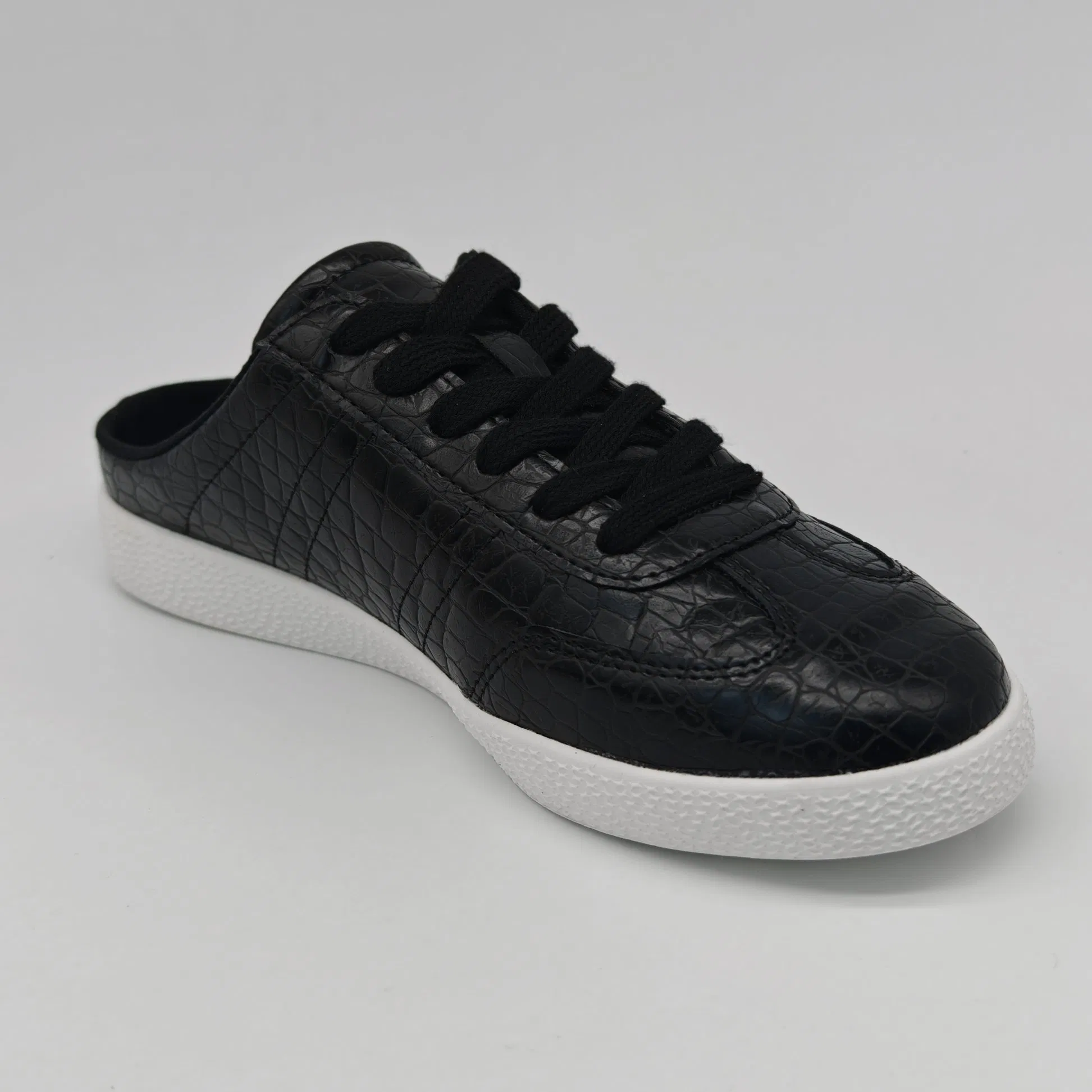 Zapatos de mujer de mayorista con cordones, estilo híbrido, parte superior duradera, calzado exterior transpirable