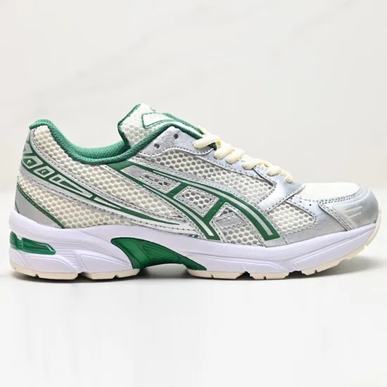 Zapatillas de correr unisex blancas, rosas y plateadas para deportes al aire libre diarios
