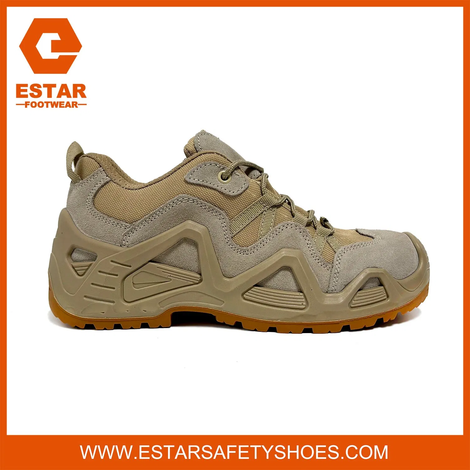 Calzado de senderismo bajo, impermeable y de estilo exterior para seguridad
