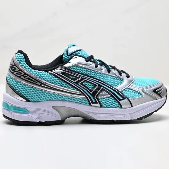 Zapatillas de correr unisex blancas, rosas y plateadas para deportes al aire libre diarios