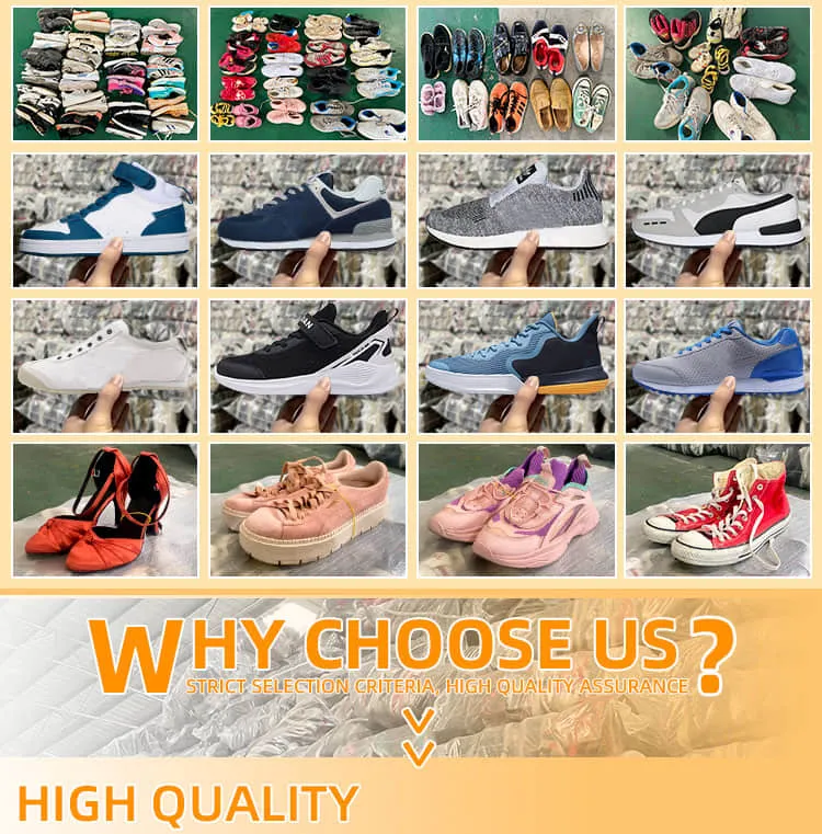 Exportación a granel de zapatos de tacón alto usados para mujeres en el Reino Unido