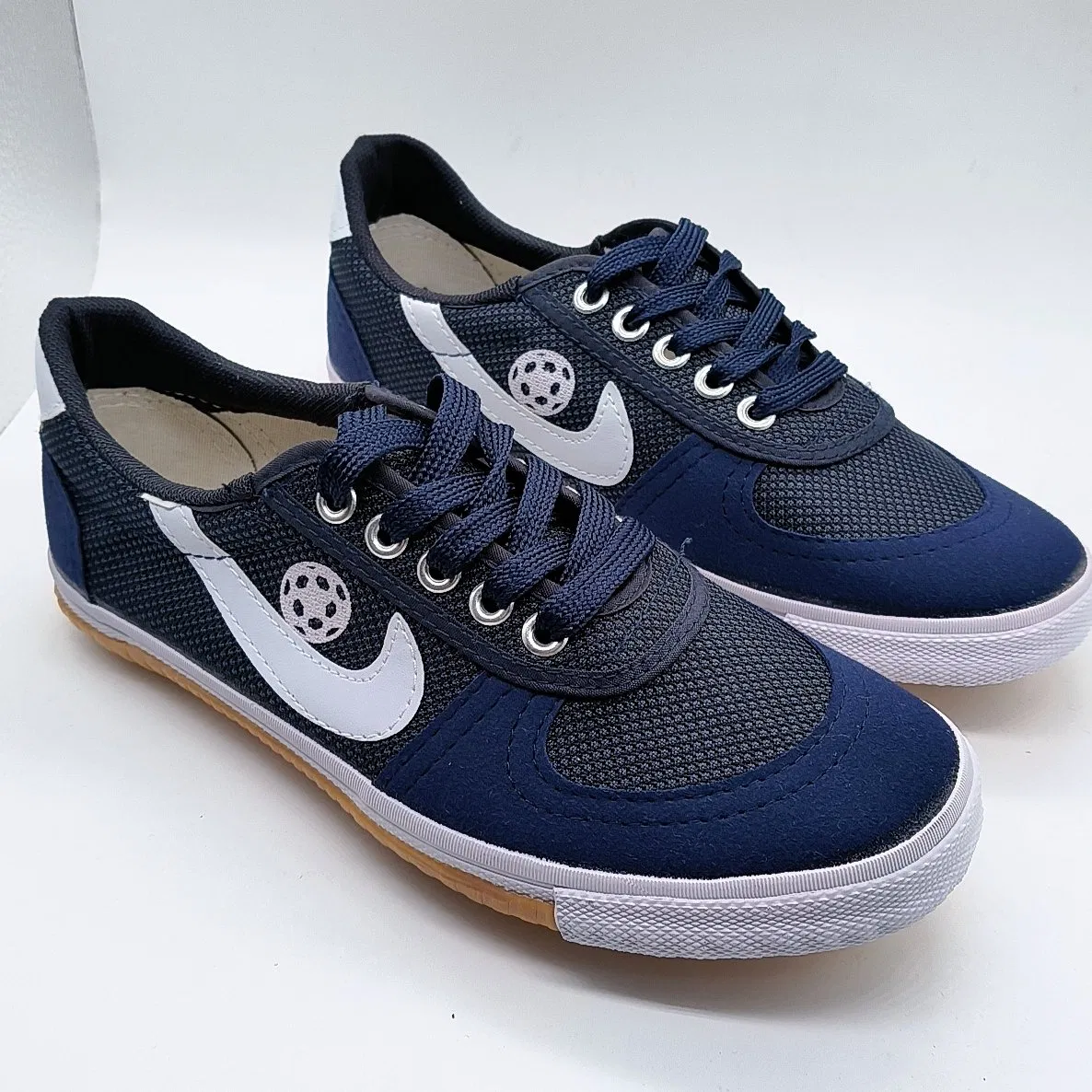 Zapatos deportivos de lona ligeros y transpirables con suela de caucho vulcanizado