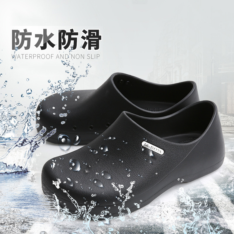 Zapatos de chef JDS Premium de stock, a prueba de aceite, antideslizantes, cómodos para la seguridad en la cocina durante turnos largos