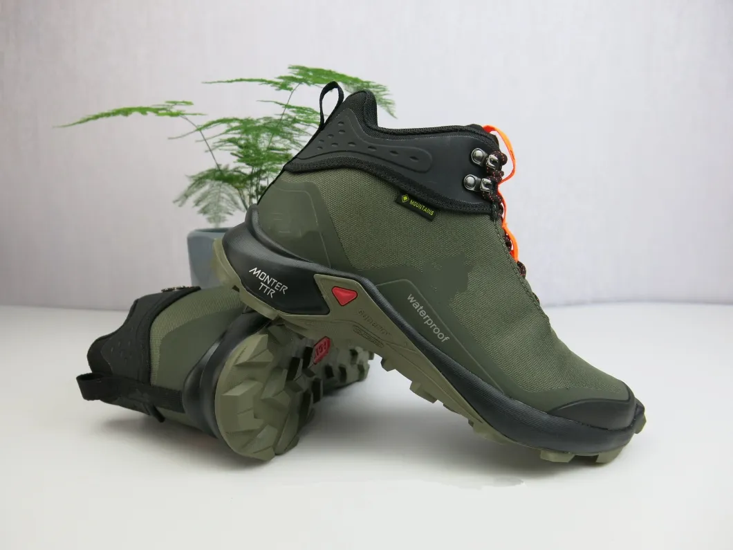 Zapatos de construcción impermeables MID - Botas de senderismo al aire libre